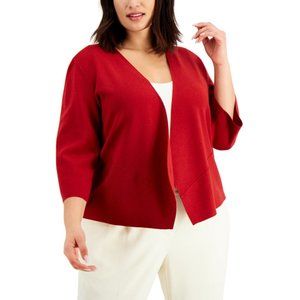 NEW Alfani Plus Cozy Open-Front Cardigan 2X